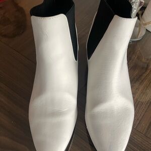 White Ankle Boots